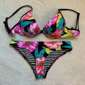 Body glove floral bikini